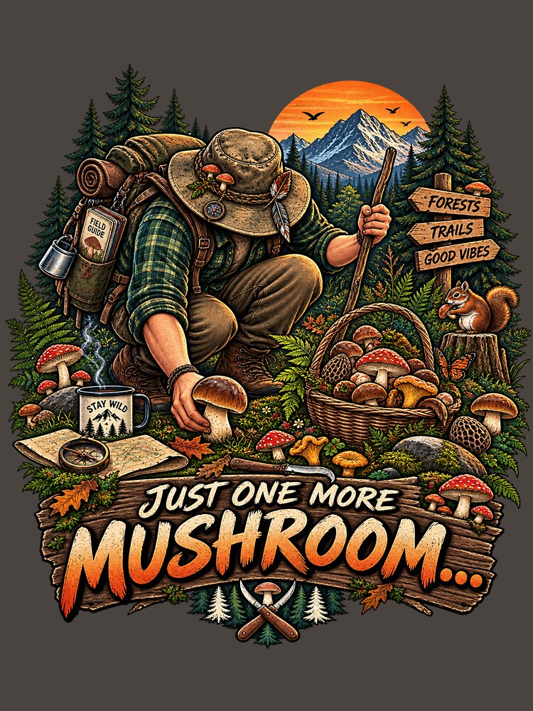 Just One More Mushroom – Funny Mushroom Foraging Adventure by Lumvero