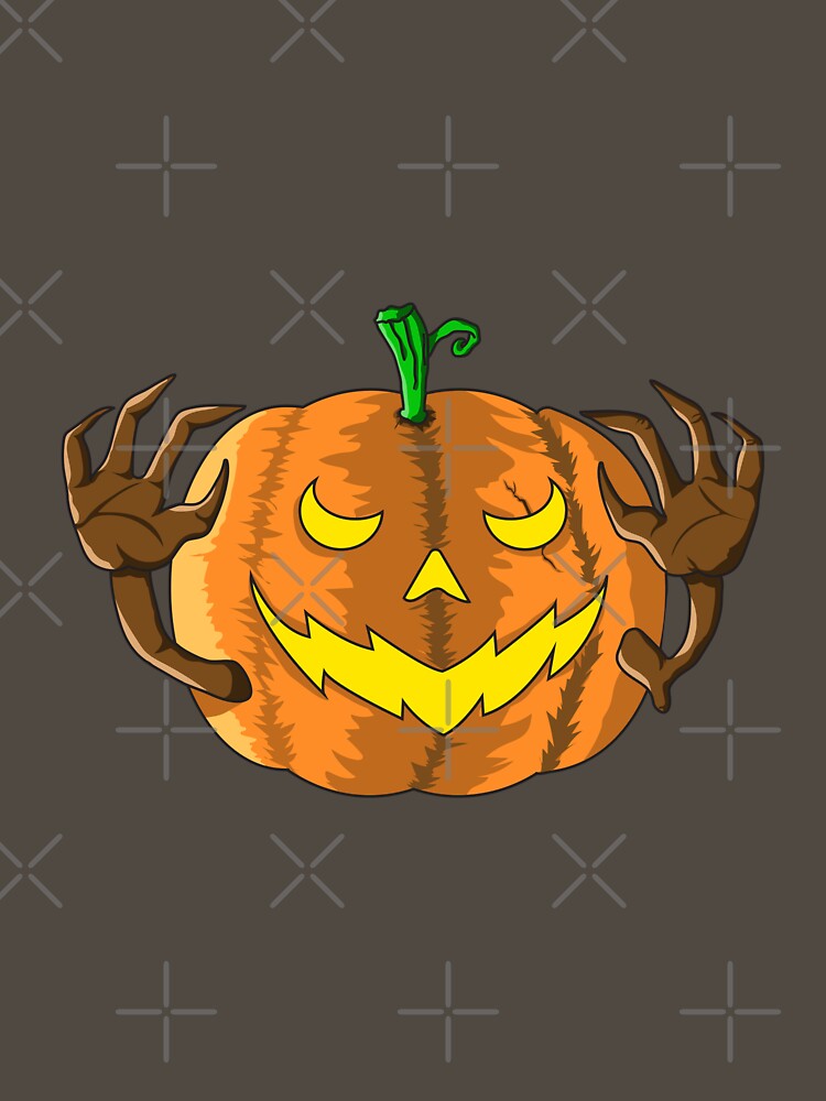 Scary Halloween Pumpkin Design by Ravex  Graphix