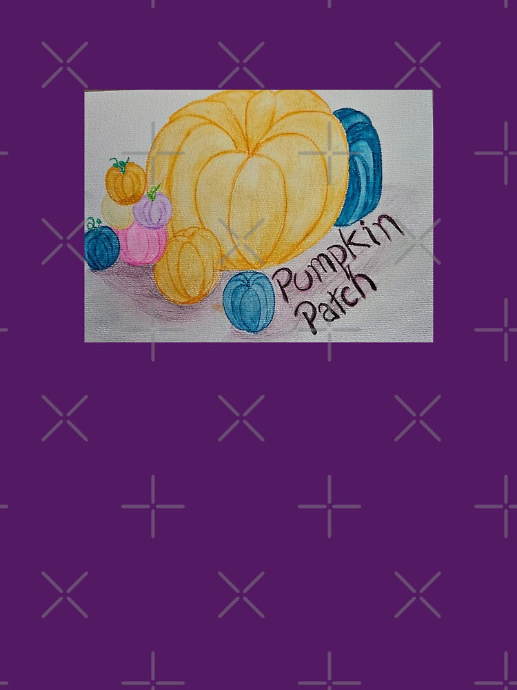 Pumpkin Patch Watercolour by Fallen Angel Art by FallenAngelArt