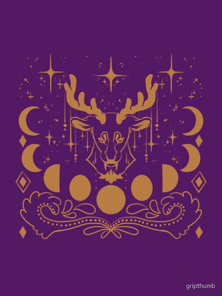 Celestial Deer by gripthumb