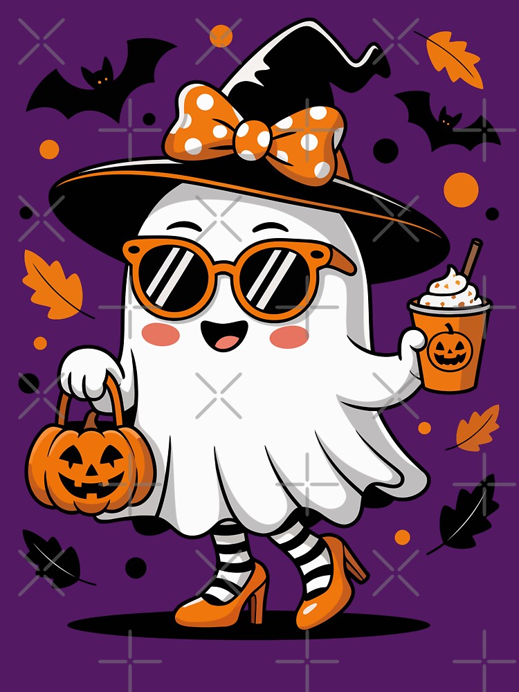 Funny Halloween Ghost - 1 by Horizon-Design