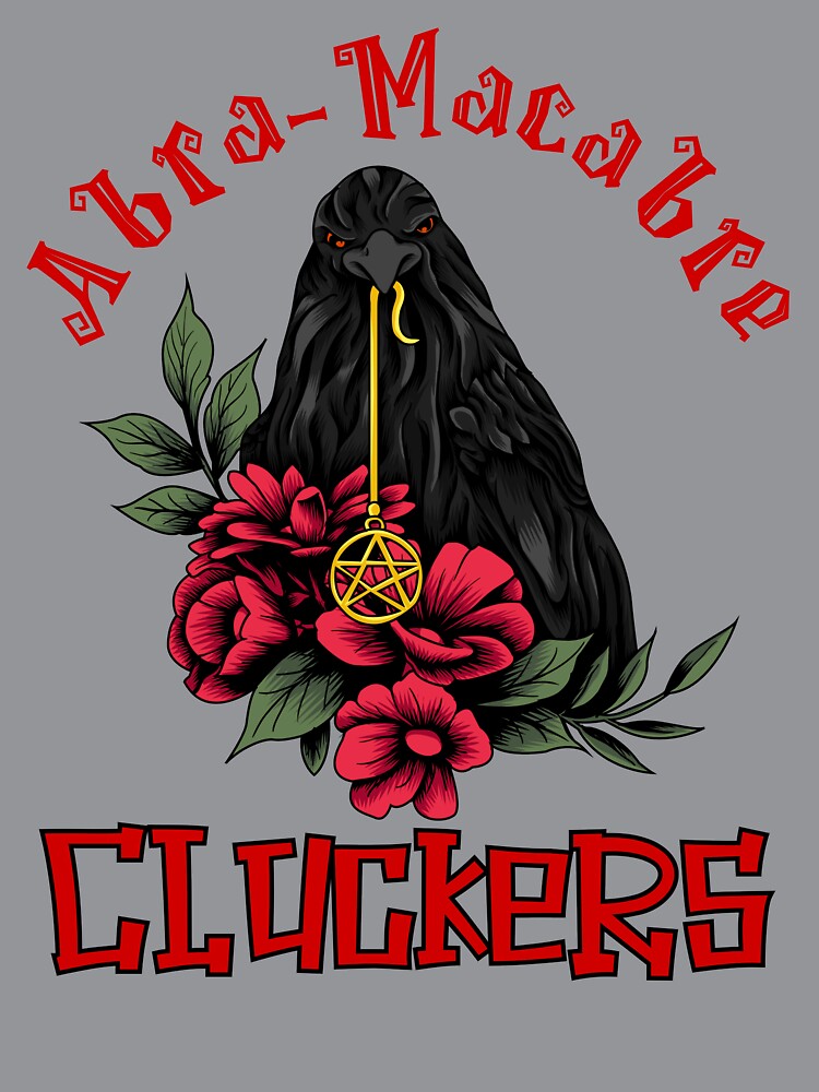 AbraMacabre Cluckers Raven and Pentagram by magicalbee76