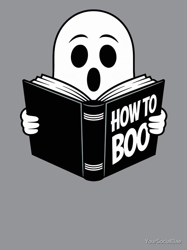 Cute Ghost Reading “How to Boo” – Funny Spooky Book Club by YourSocialBae