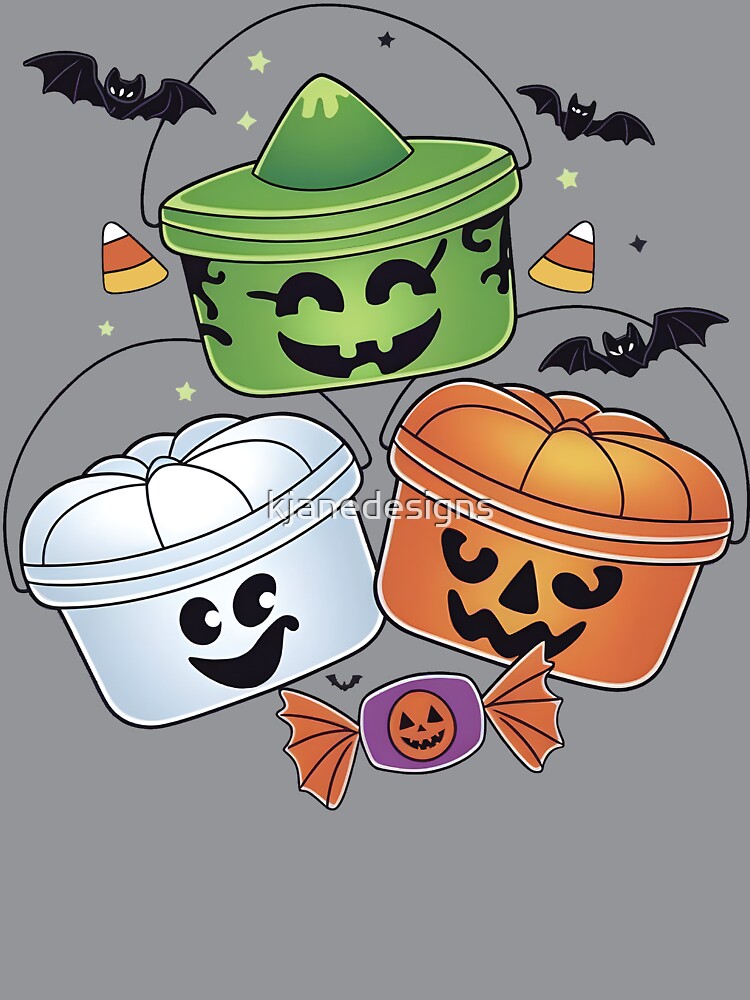 90s Halloween Buckets by kjanedesigns