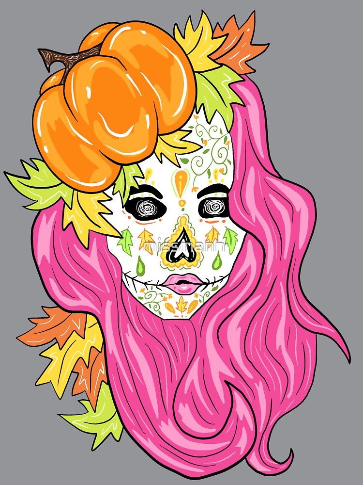 Fall Sugar skull Girl by missmann