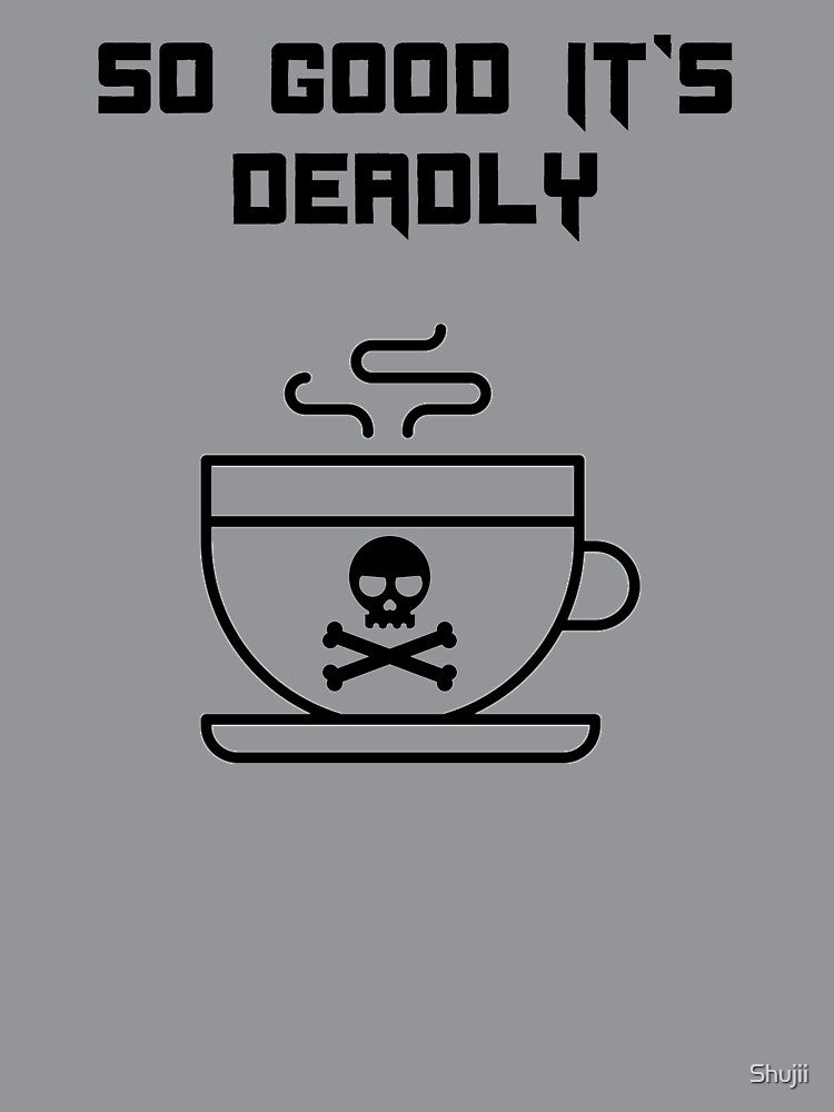 Coffee Deadly Halloween Funny by Shujii
