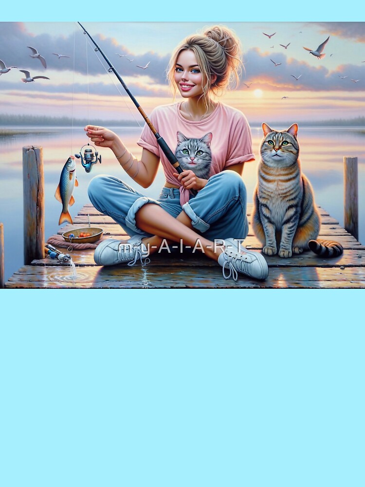 Fishing with Feline by m-y-A-I-A-R-T-