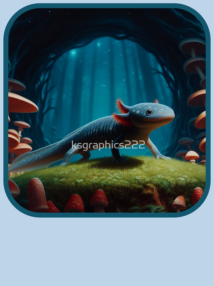 Axolotl Art #46 | Axolotl Lovers by ksgraphics222