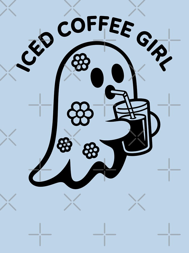 Iced Coffee Girl Flower Ghost by theartfulaspie