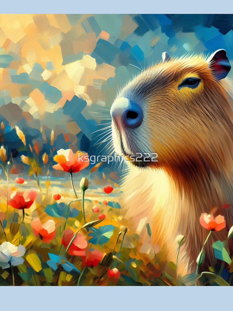 Capybara Art #31 | Capybara Lovers by ksgraphics222