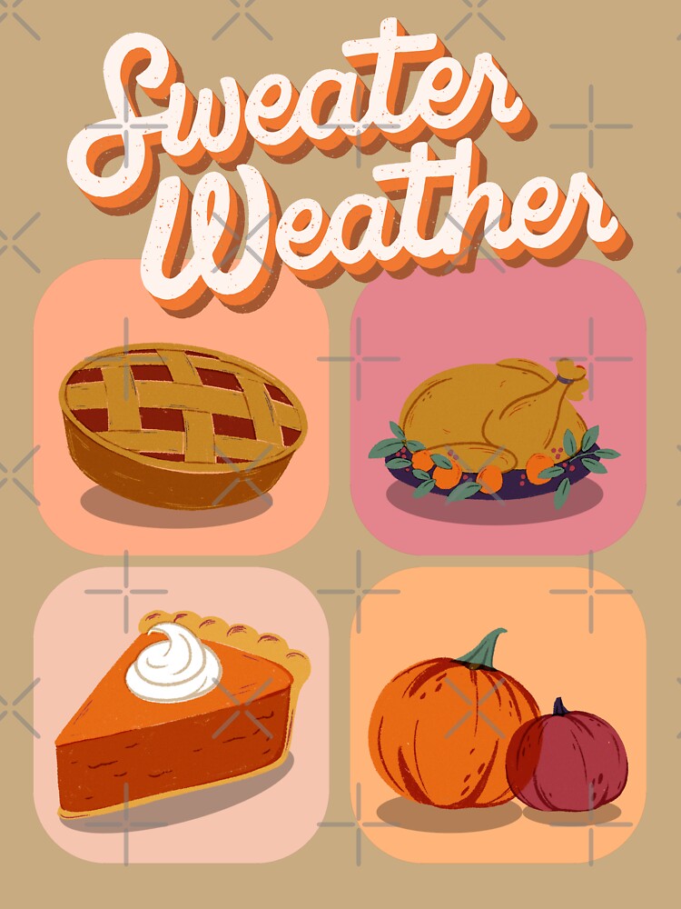 Fall Autumn Season Collection: Sweater Weather Cozy Vibes by TeeraCollection