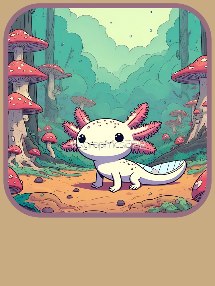 Axolotl Art #49 | Axolotl Lovers by ksgraphics222