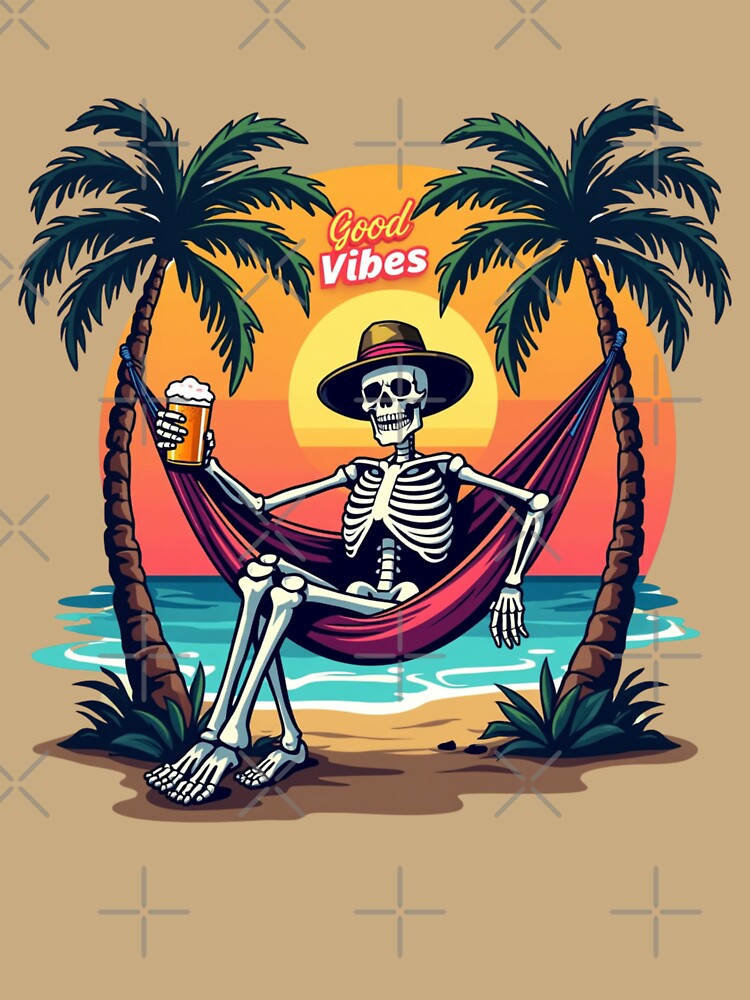 Good Vibes Skeleton Beach Sunset by Moad Fahim