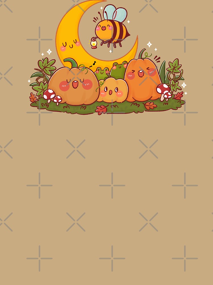 Bee in Pumpkin Patch by NasDoodleArt