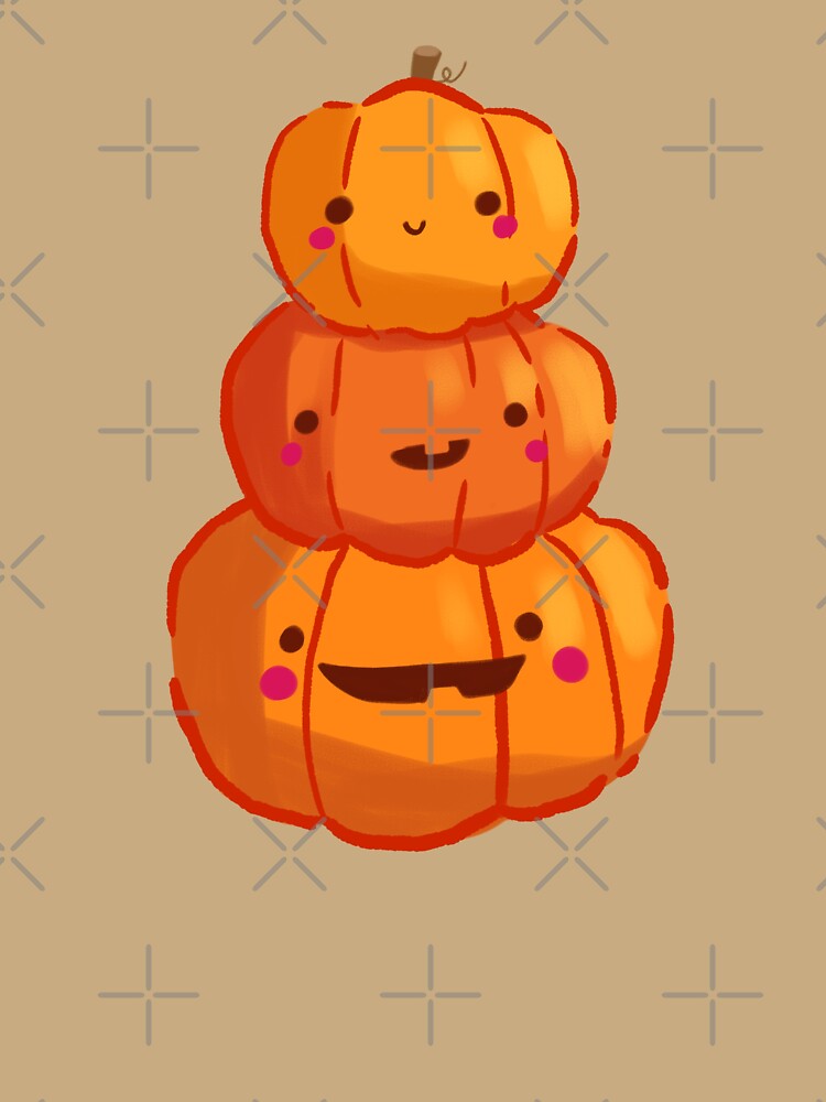 Pumpkins stack by Mayarart