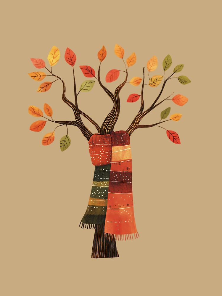 Autumn Scarf - Cozy Fall Fashion by bapupa