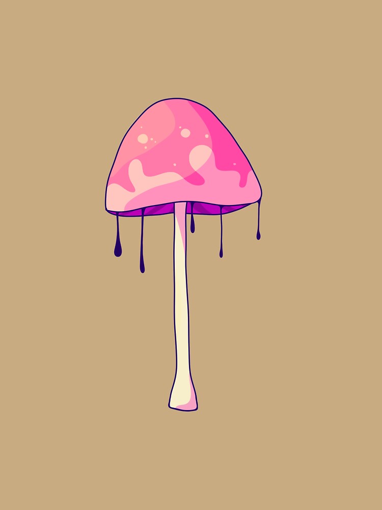 drippy pink mushroom by ForTheFrogWar