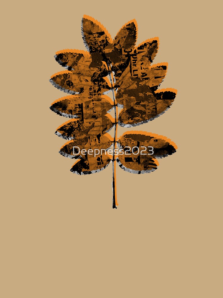 Grunge Autumn Leaf by Deepness2023