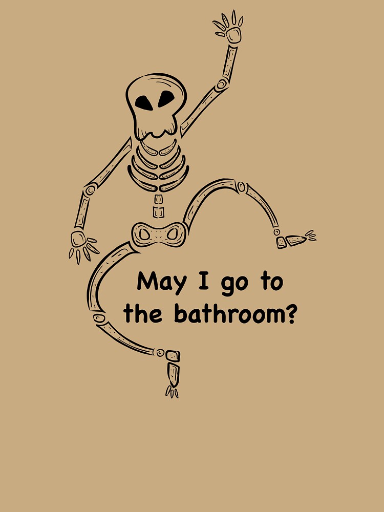 Funny skeleton, Dancing skeleton, Trick or Treat, Halloween by LeJeuneGifts