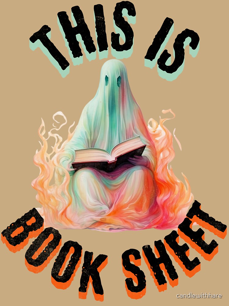This Is Book Sheet Halloween Ghost by candlewithhare