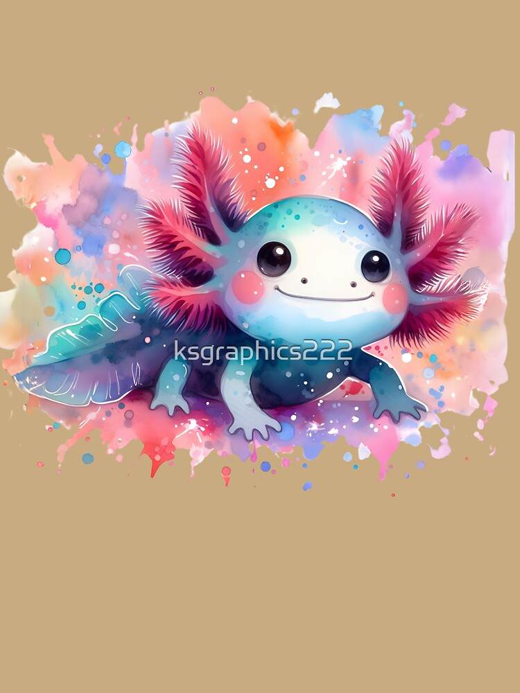 Axolotl Art #102 | Axolotl Lovers by ksgraphics222
