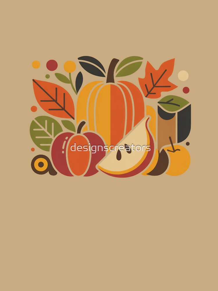 Autumn Harvest Season Natural Beauty Design by designscreators