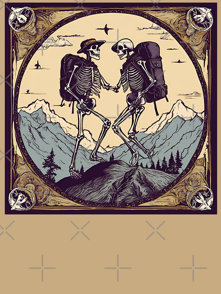 Backpacking skeletons by FitEnvy
