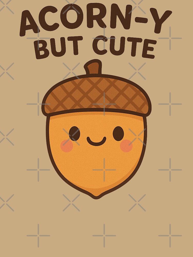 Acorn-y But Cute – Adorable Autumn Acorn Illustration by BloomKind
