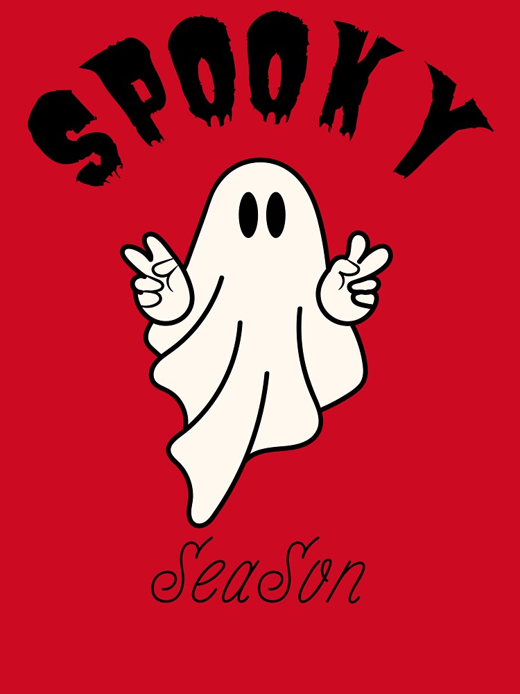 Spooky Season, Retro funny Halloween, Ghost Halloween, Pumpkin Fall Autumn, Halloween Ghost by Dabbing Turtle Designs