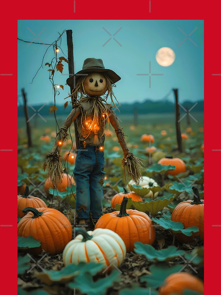 Scarecrow in the pumpkin patch by Creative Visualize