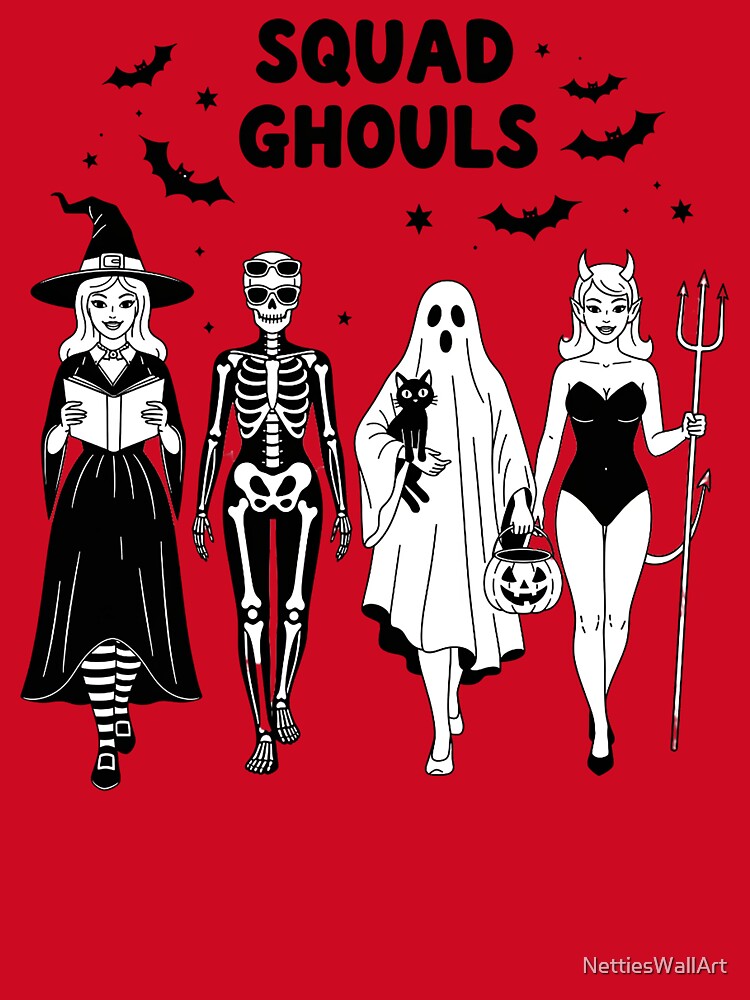 Squad Ghouls by NettiesWallArt