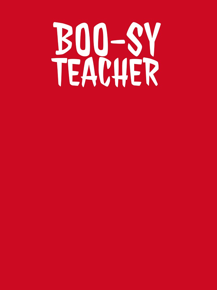 School Educator Spooky Halloween Teacher Funny Boo-sy Shirt Design by E-lenaLu
