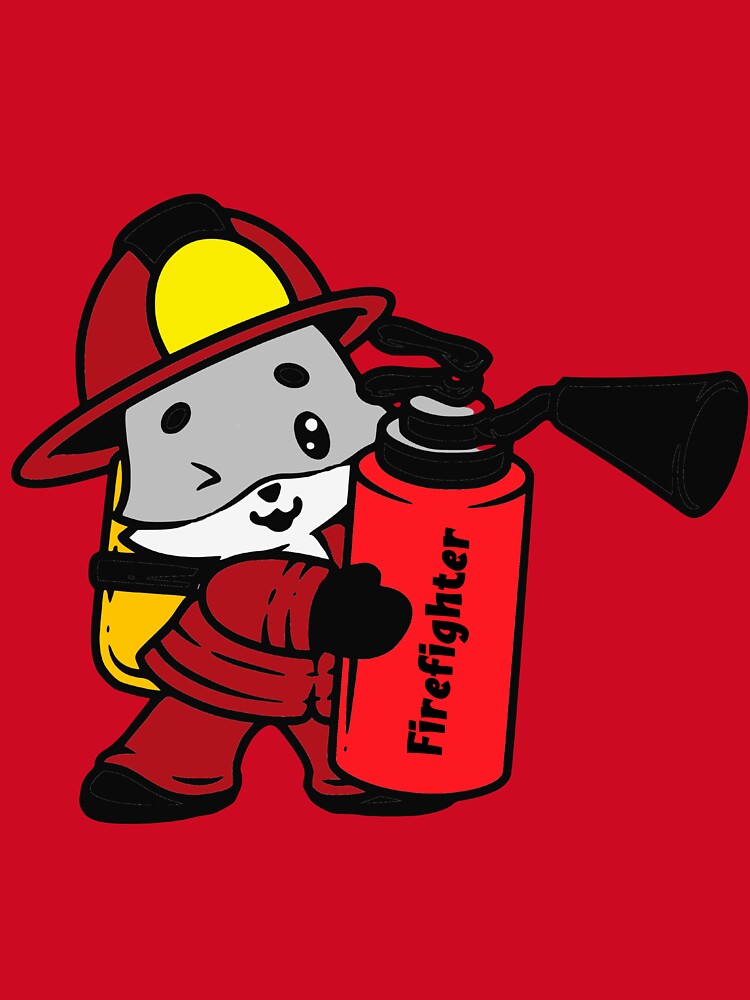 rabbit with fire extinguisher by HarriPaloma