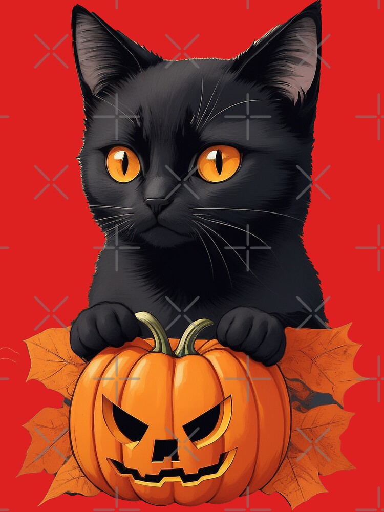 Halloween Kitten - Halloween Black Cat by Creative.Shop