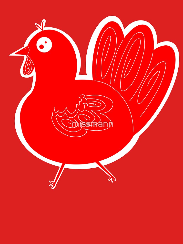 RedTurkey with red background by missmann