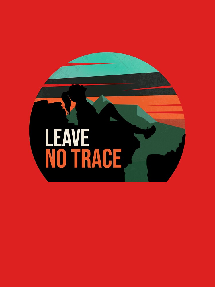 Leave No Trace. Female Hiking. by FigTreeFactory