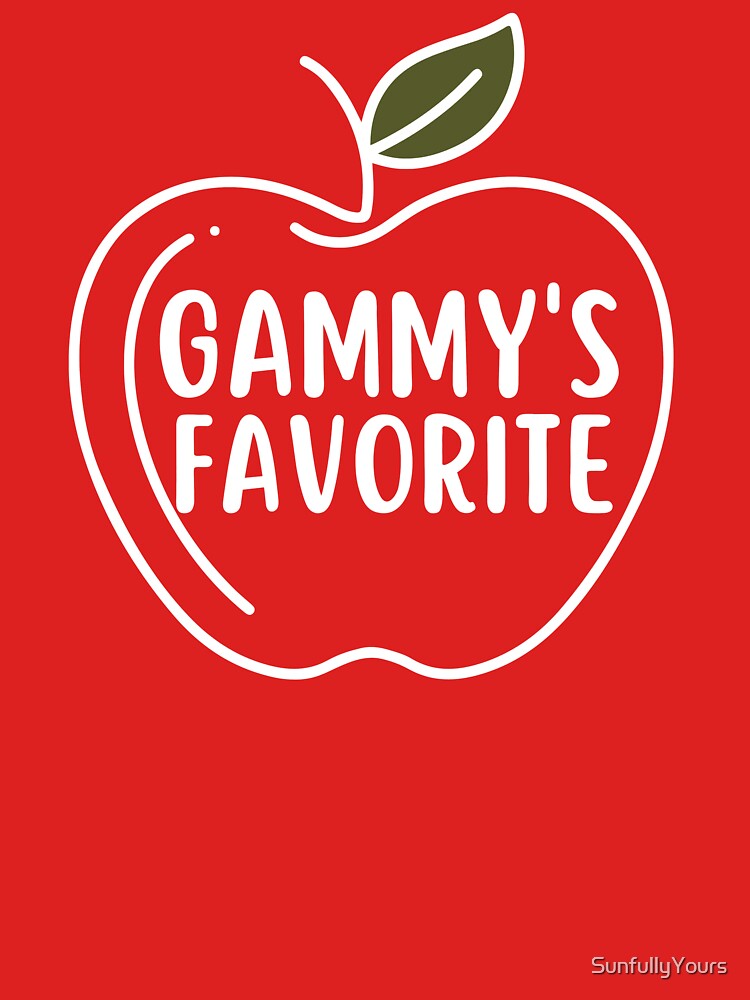 Gammy's Favorite Grandma Grandchild Funny by SunfullyYours