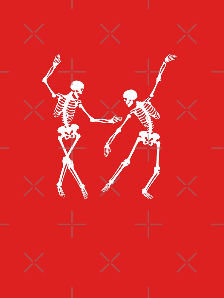 Hannibal: Dancing Skull + Skeleton Mosaic Sticker Dancing Skeleton Guitar Dia De Los Muertos Calavera Day Dead Sticker Dancing Skeletons Photographic by Do-It-Over