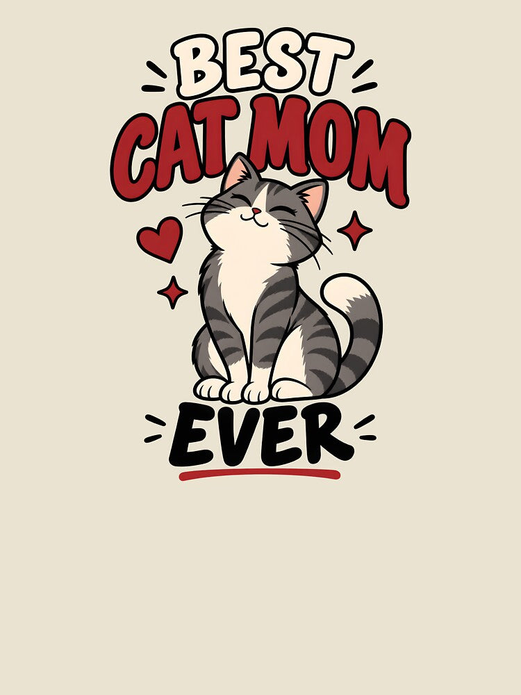 Best Cat Mom Ever – Cute Cat Lover Design by Sed94