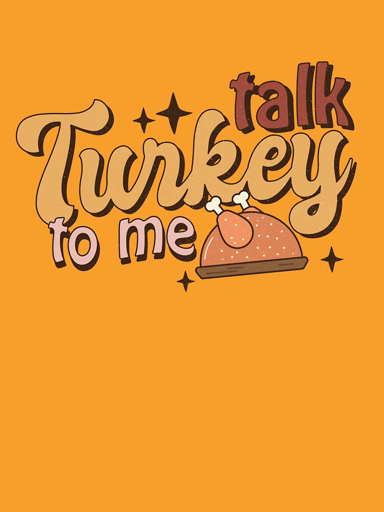 Talk Turkey to me Groovy Retro Vintage Vibes by andieartco