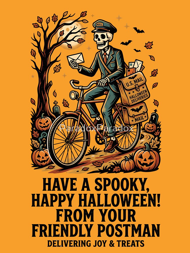 Your friendly postman - Delivering joy & treats - Halloween for postman by ParadoxParadox