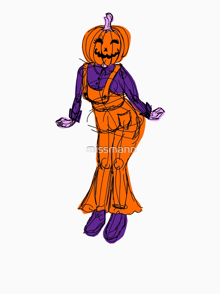 Spooky Girl In Overall in black by missmann