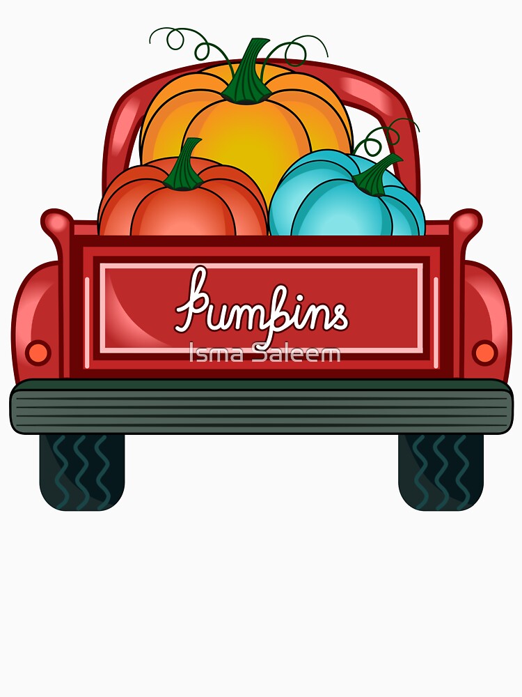 Red Pumpkin Truck by Isma Saleem