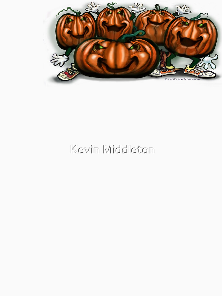 Pumpkin Party Pocket Tee by Kevin Middleton