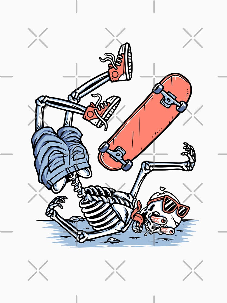 Preppy Skeleton funny by Manara  -Art