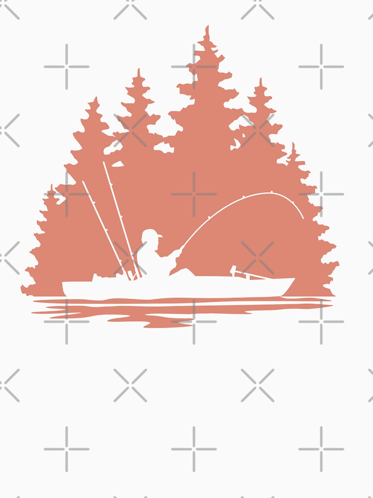 Forest Scene with Kayak Fisherman by Sam Morrison