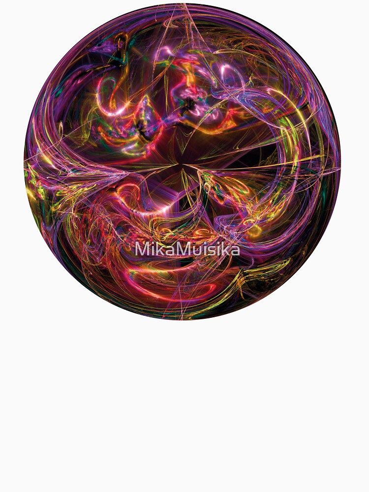 Crystal Ball Of Colourful Swirls by MikaMuisika