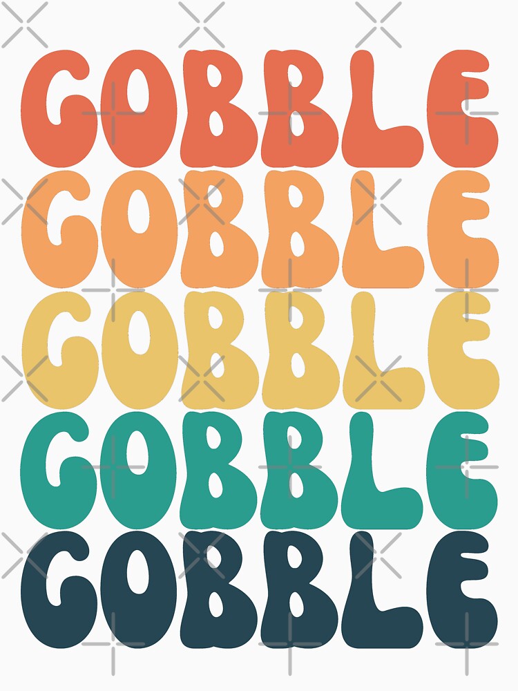 Retro Vintage Repeated Gobble by kash1mera