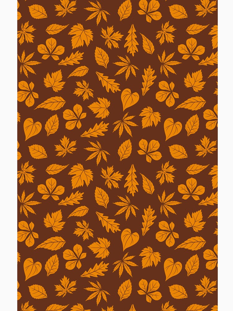 Orange and Red Fall Leaves Pattern by Simply Magic Supply