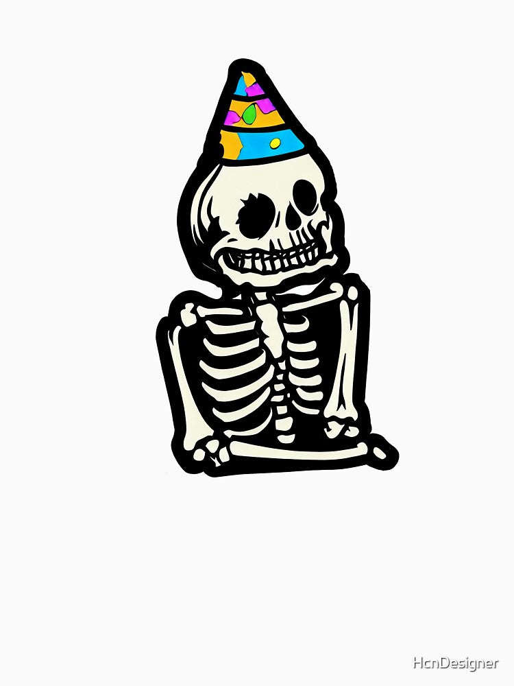 Birthday Skeleton by HcnDesigner